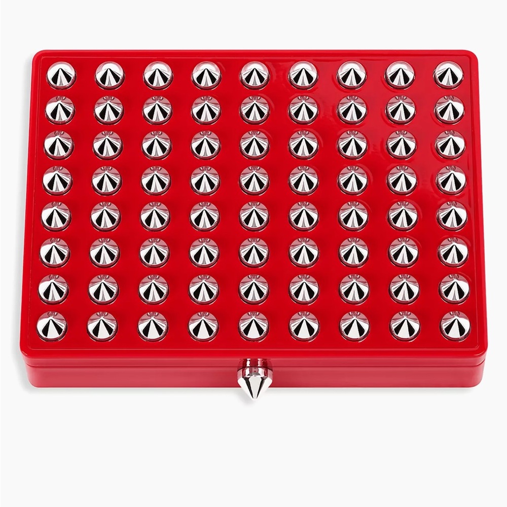 Christian Louboutin Abracadabra La Palette Refillable Studded Card Holder Mirror - Picture 2 of 4